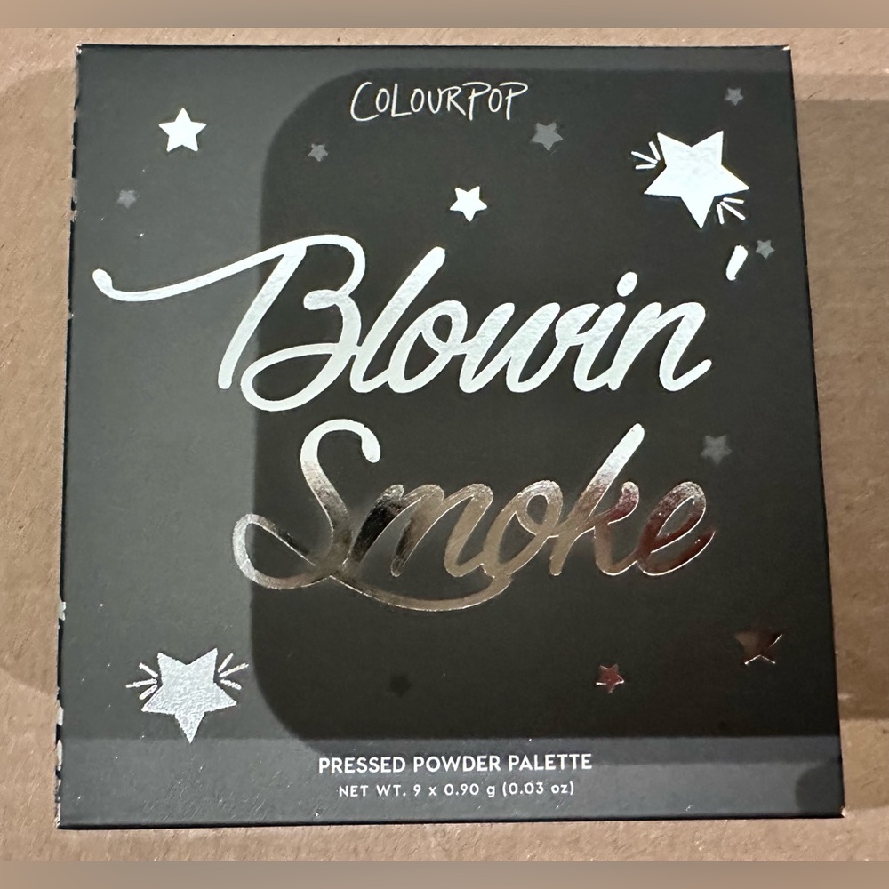 Colourpop Blowin Smoke Palette BNIB